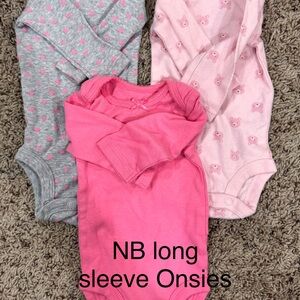 Pink and Gray Kids One Piece Set
